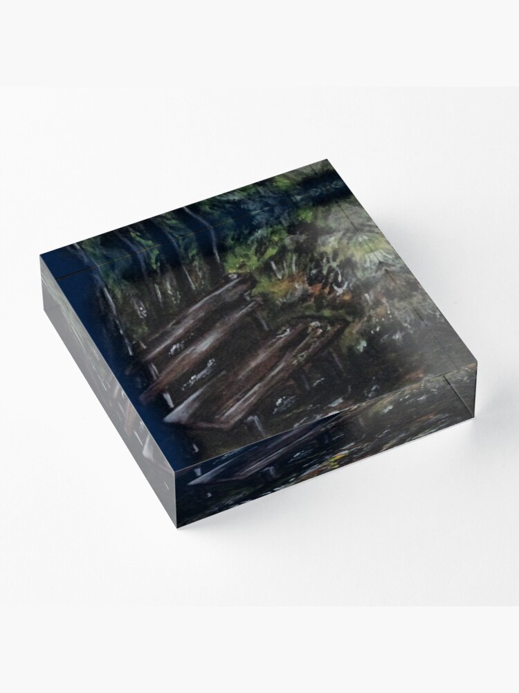 Alternate view of Trees No4. Acrylic Block