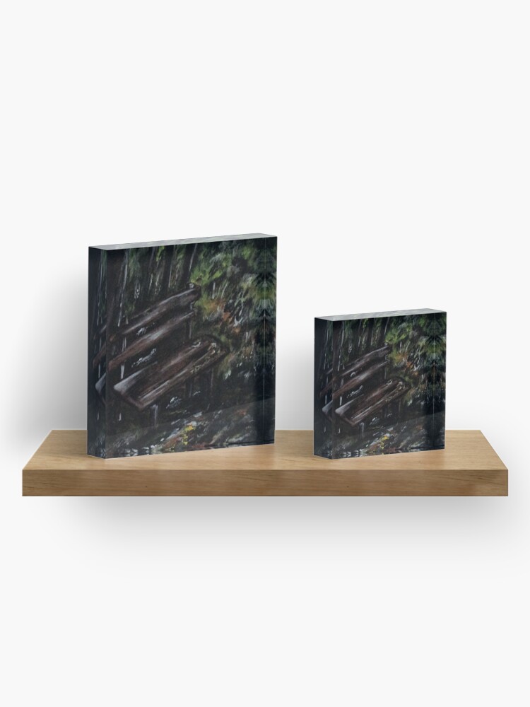 Alternate view of Trees No4. Acrylic Block