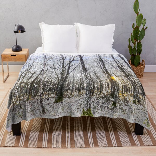 Item preview, Sunrise Snow Forest Art designed and sold by Londonimages.