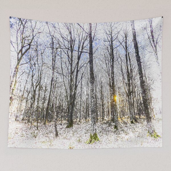Item preview, Sunrise Snow Forest Art designed and sold by Londonimages.