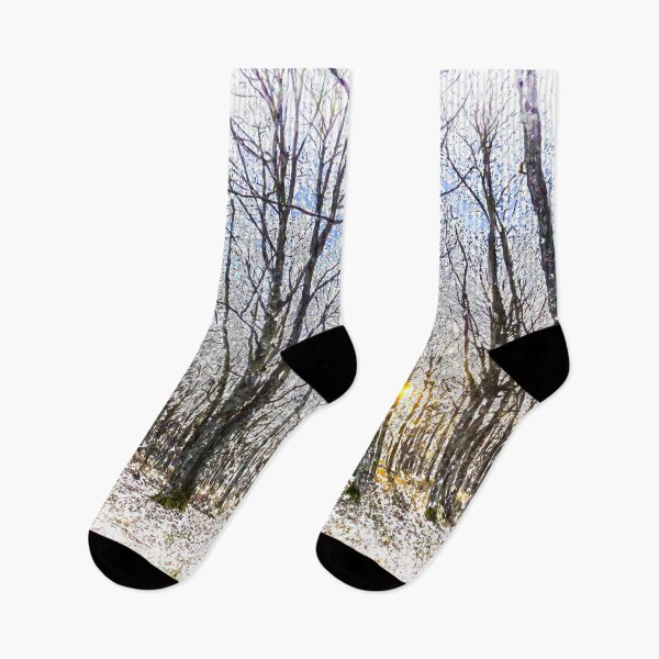 Item preview, Sunrise Snow Forest Art designed and sold by Londonimages.