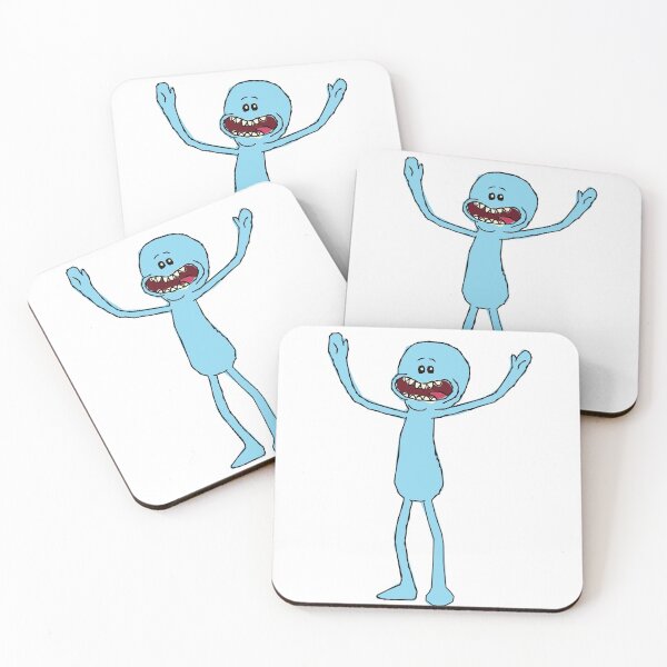 Me at look Meeseeks Mr I'm Coasters (Set of 4)