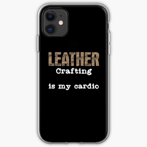Leatherwork Cardio | Leather Crafting Sports Craft iPhone Soft Case
