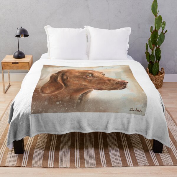 Item preview, Painting of a Hungarian Vizsla from the Side designed and sold by ibadishi.