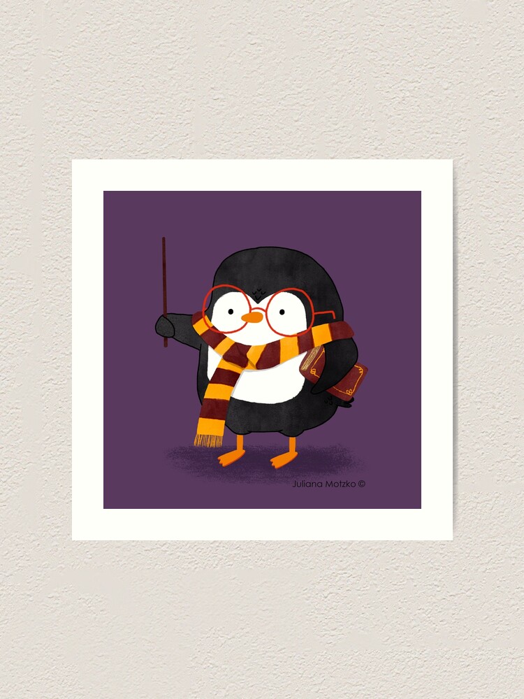 Alternate view of The Wizard Penguin Art Print