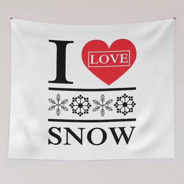 Item preview, I Love Snow designed and sold by Zethinova.