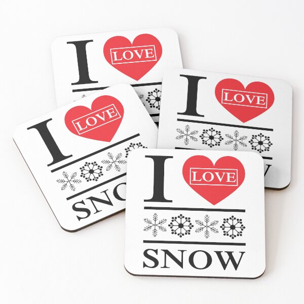 Item preview, I Love Snow designed and sold by Zethinova.