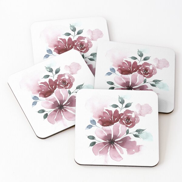 Item preview, Modern Waterclor Florals No. 3 designed and sold by Kris  Kivu.