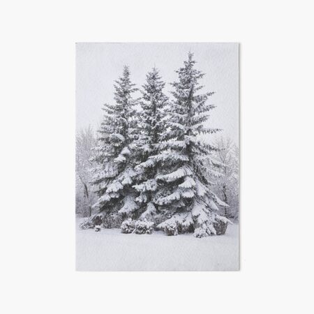 Snow Day Art Board Print