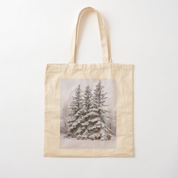 Snow Day Cotton Tote Bag