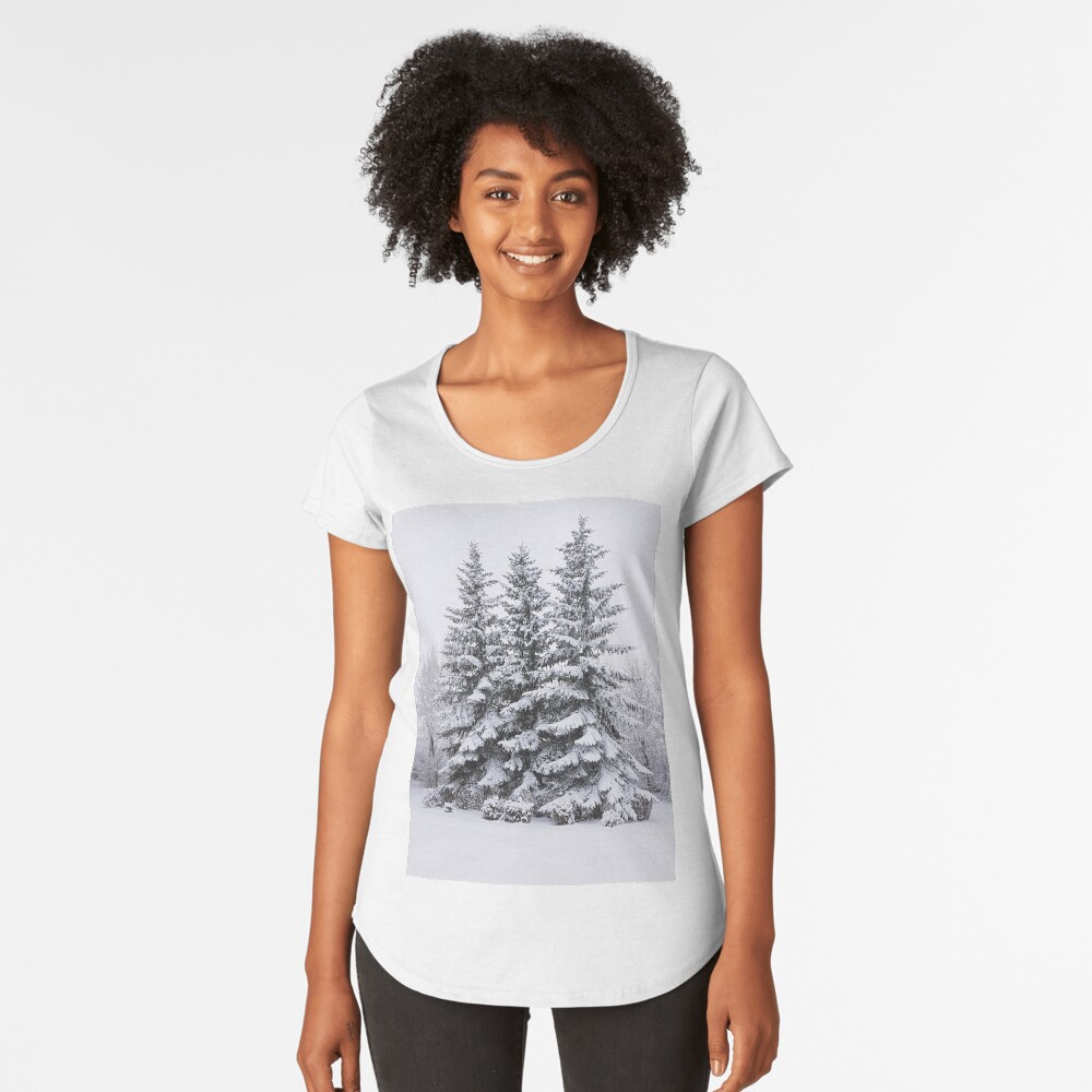 Snow Day Premium Scoop T-Shirt