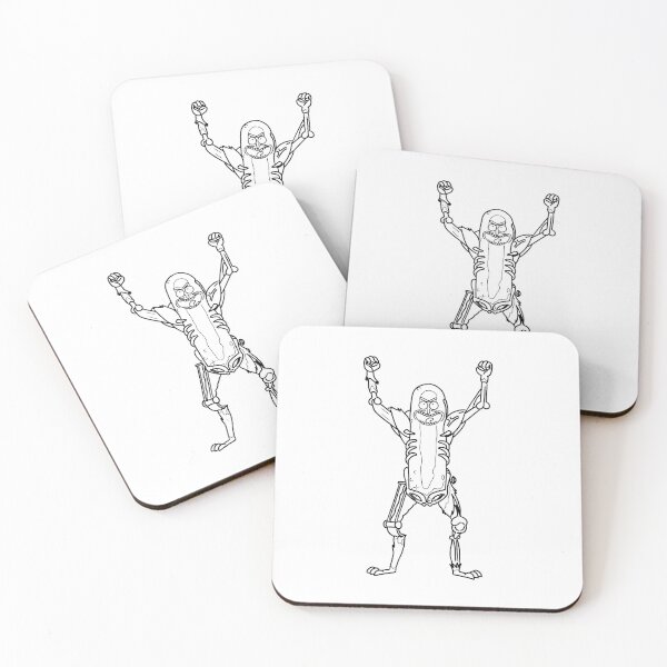 Pickle Rick | Rick and Morty Character Coasters (Set of 4)