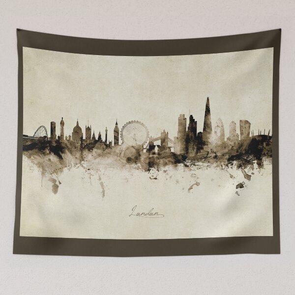 Item preview, London England Skyline designed and sold by ArtPrints.