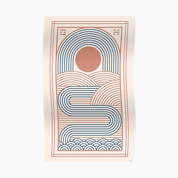 Zen River Poster