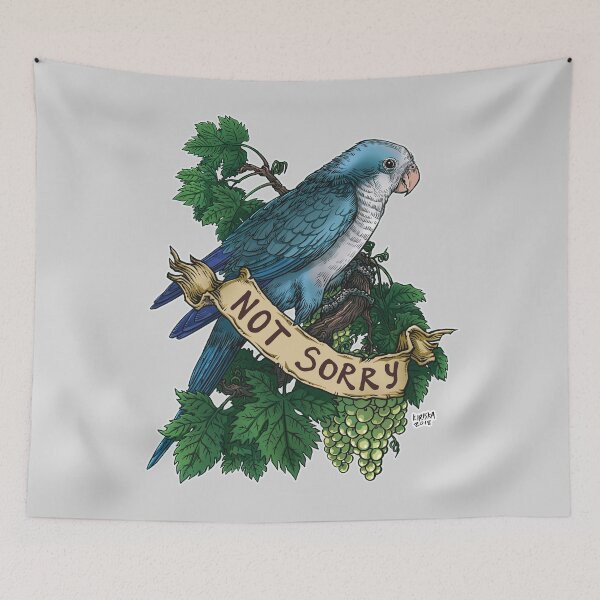 Item preview, Not Sorry (blue) designed and sold by KIRISKA.