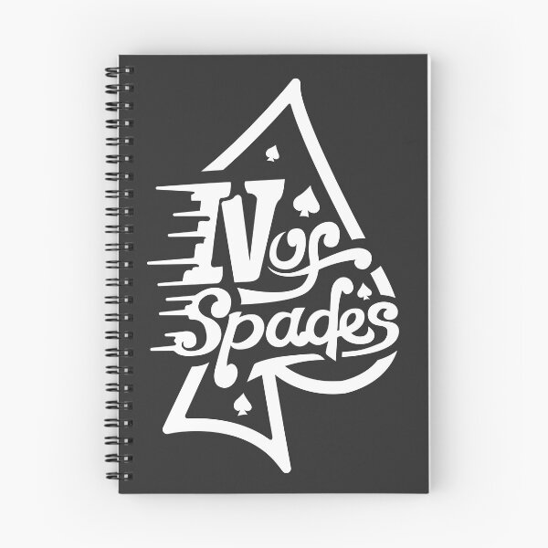 Item preview, 4 of Spades Card Caligraphy  designed and sold by SamMeow.