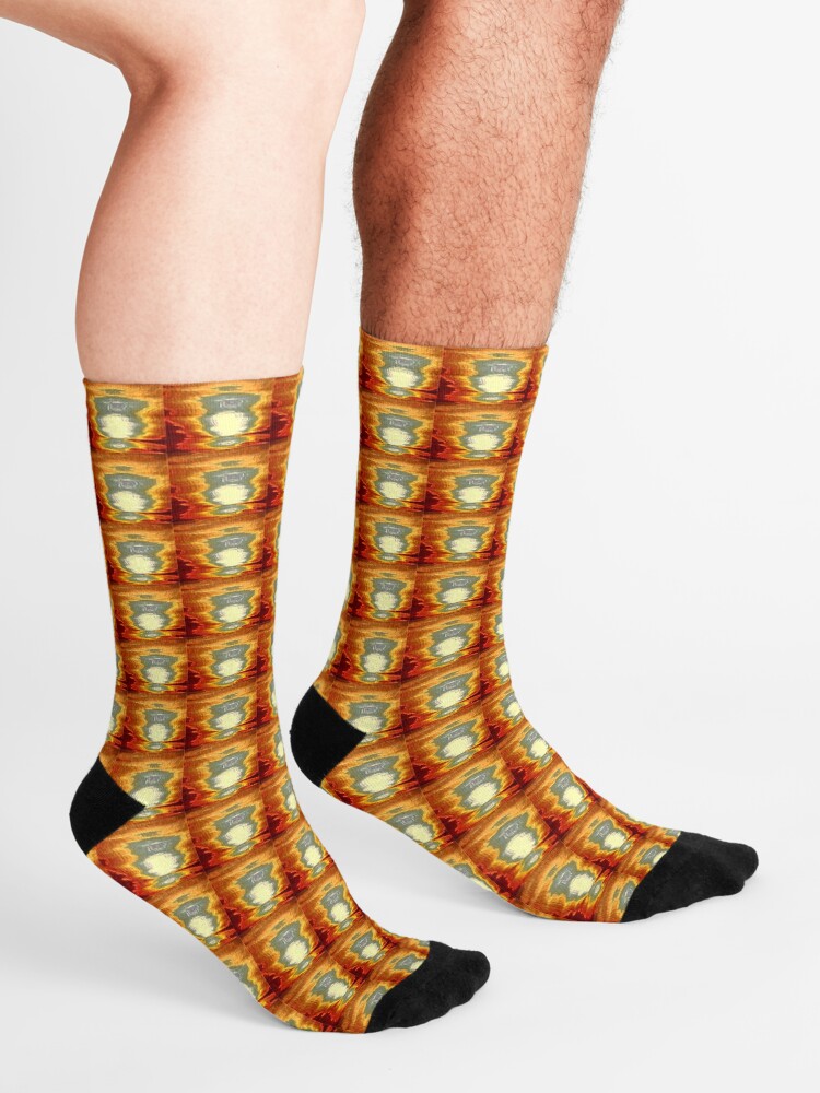 Alternate view of Tejo sunset Socks