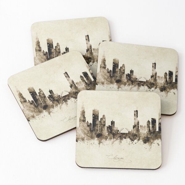 Item preview, Chicago Illinois Skyline designed and sold by ArtPrints.