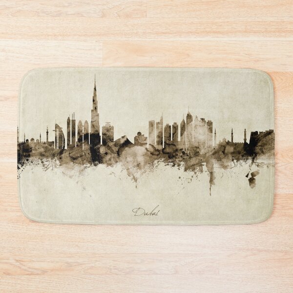 Artikelvorschau, Dubai Skyline entworfen und verkauft von ArtPrints.
