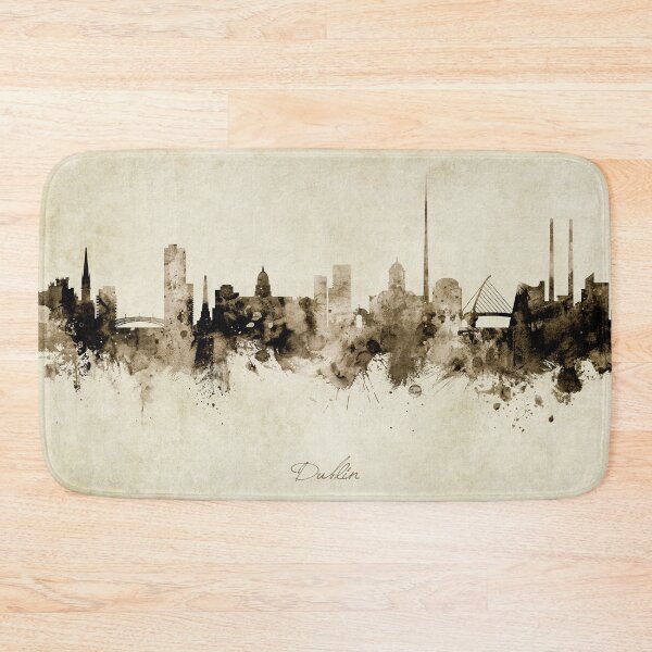Artikelvorschau, Dublin Ireland Skyline entworfen und verkauft von ArtPrints.