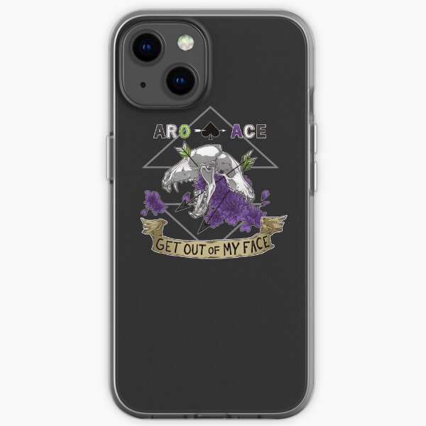 Aro+Ace - Get Out of My Face iPhone Soft Case