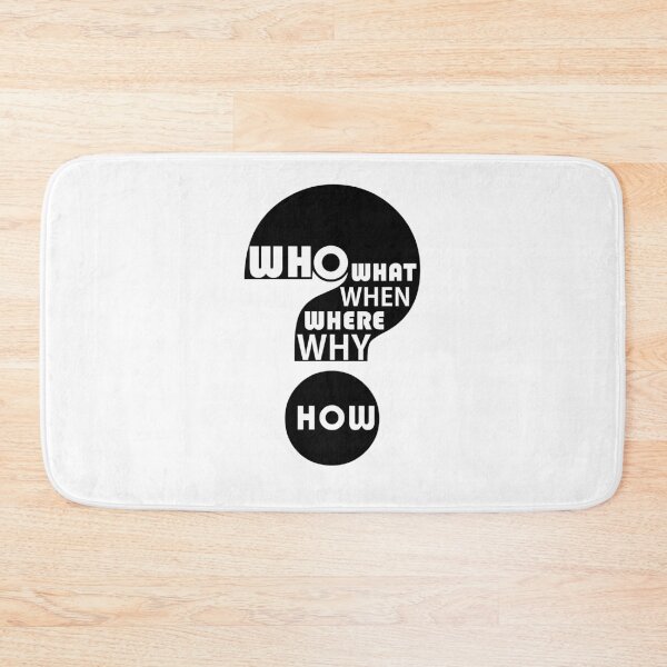 Item preview, Who, What, When, Where, Why, and How? designed and sold by Jean Gregory Evans.