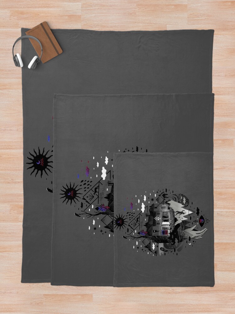 Alternate view of House is Not a Home Throw Blanket