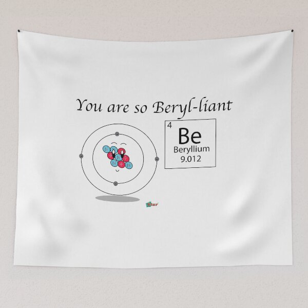 Item preview, Beryllium Pun  designed and sold by BlurLLC.