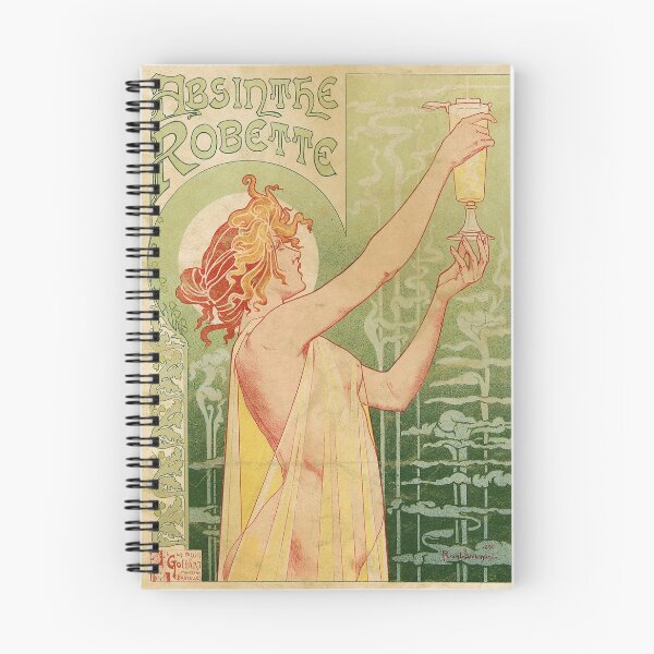 Artikelvorschau,  Absinth Robette Vintage Alkohol-Kunstanzeige entworfen und verkauft von knightsydesign.