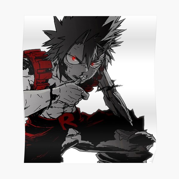 Hot Anime Boku no Hero Academia Kirishima Decor Poster Wall Scroll 8/"x12/" P140