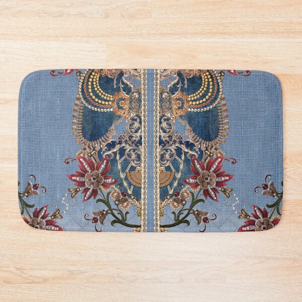 Item preview, Jeans texture embroidery design  designed and sold by victoriaarend.