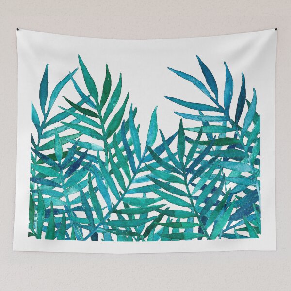 Item preview, Watercolor Palm Leaves on White designed and sold by micklyn.