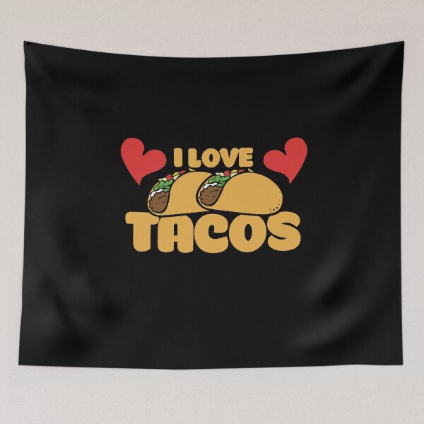 Item preview, I love tacos designed and sold by FrictionMaxxing.