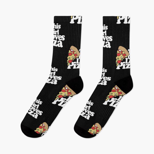 Item preview, This girl loves pizza designed and sold by FrictionMaxxing.