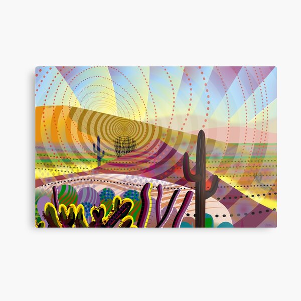 Desert Eye Metal Print
