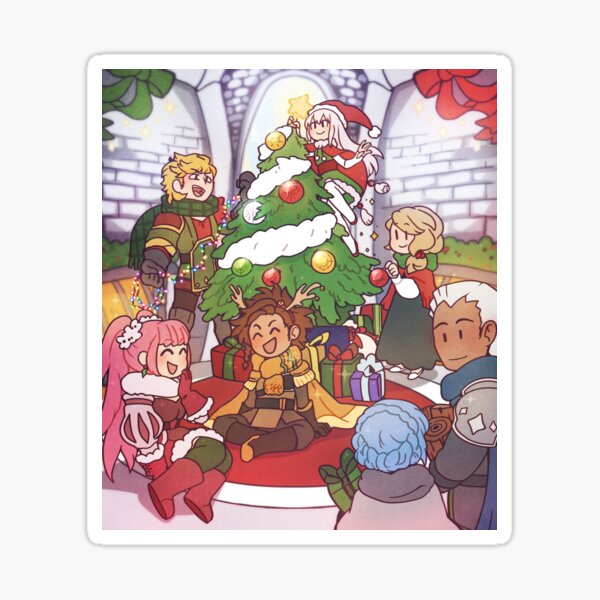 Christmas at the Monastery Sticker