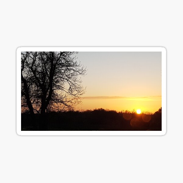 Sunset in Co Leitrim, Ireland Sticker