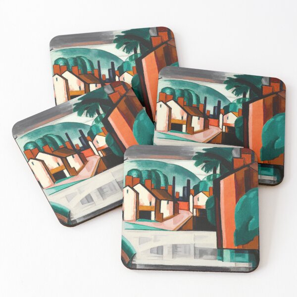 Item preview, Oscar Bluemner - Old Canal Port, New Jersey designed and sold by ArtExpression.