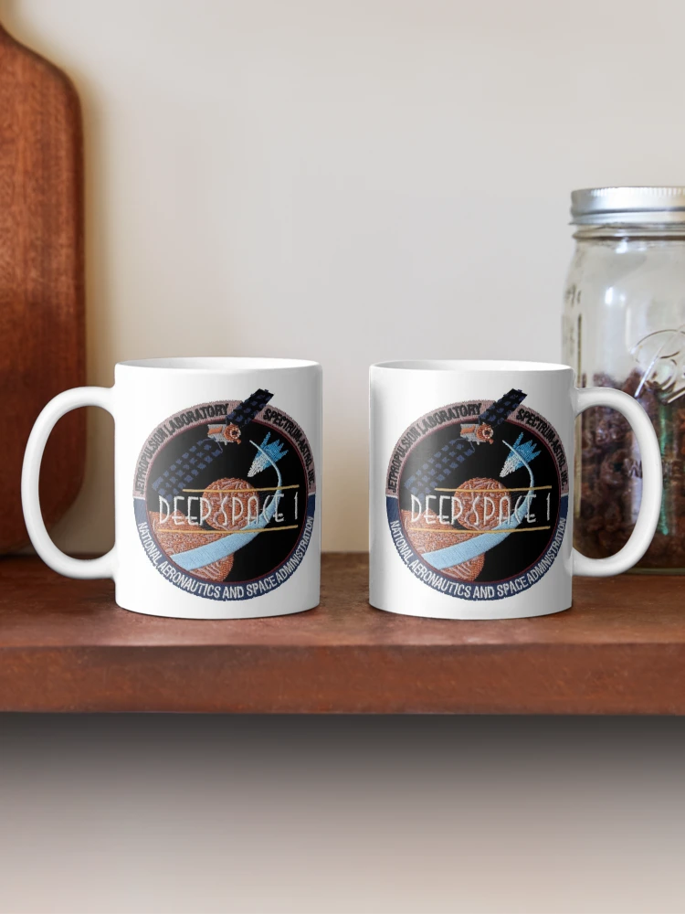 Thumbnail 2 of 6, Coffee Mug, Deep Space 1 Program Patch designed and sold by Nikki SpaceStuffPlus.