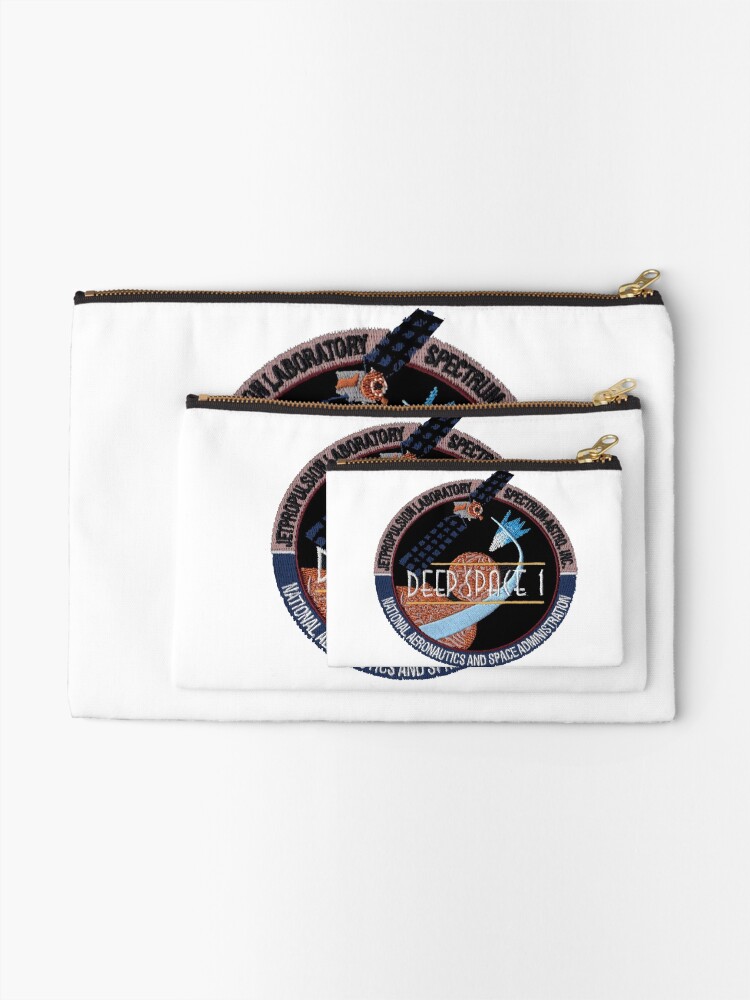 Thumbnail 2 of 4, Zipper Pouch, Deep Space 1 Program Patch designed and sold by Spacestuffplus.