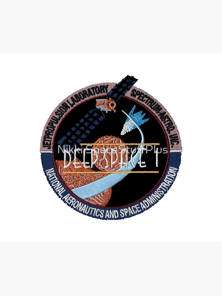 Thumbnail 6 of 6, Throw Blanket, Deep Space 1 Program Patch designed and sold by Nikki SpaceStuffPlus.