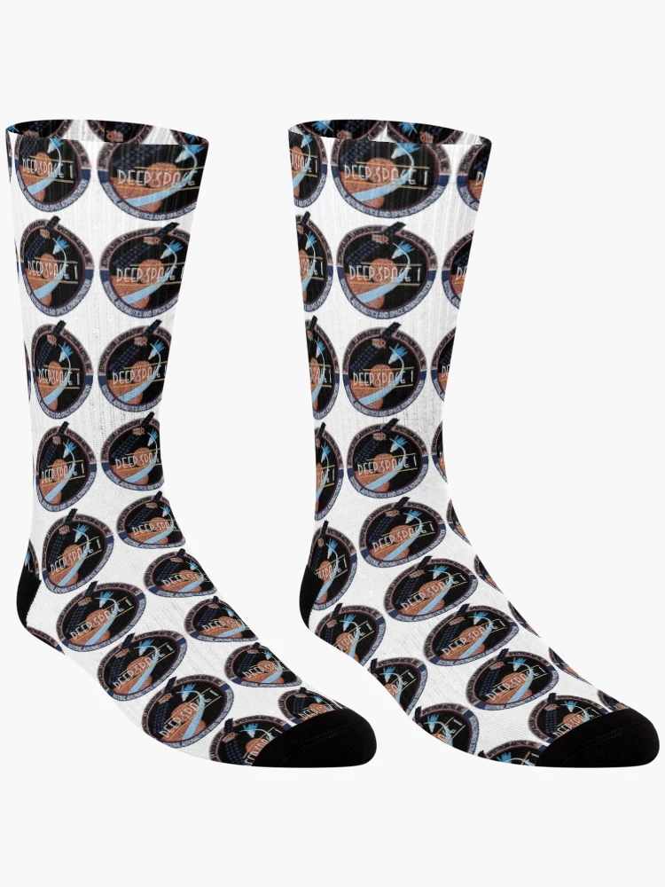Thumbnail 3 of 5, Socks, Deep Space 1 Program Patch designed and sold by Nikki SpaceStuffPlus.