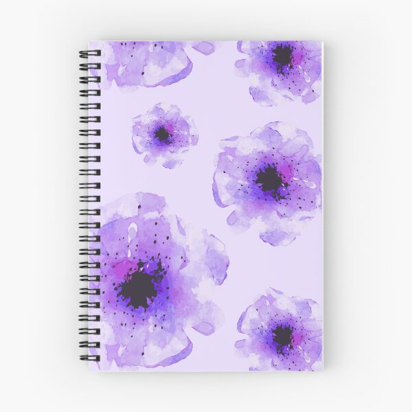 Item preview, Watercolor Purple Flower Pattern  designed and sold by parazitgoodz.