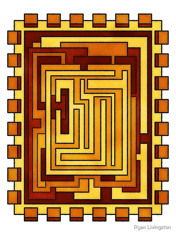 Sol - Geometric Art Deco Sun by RMLstudios