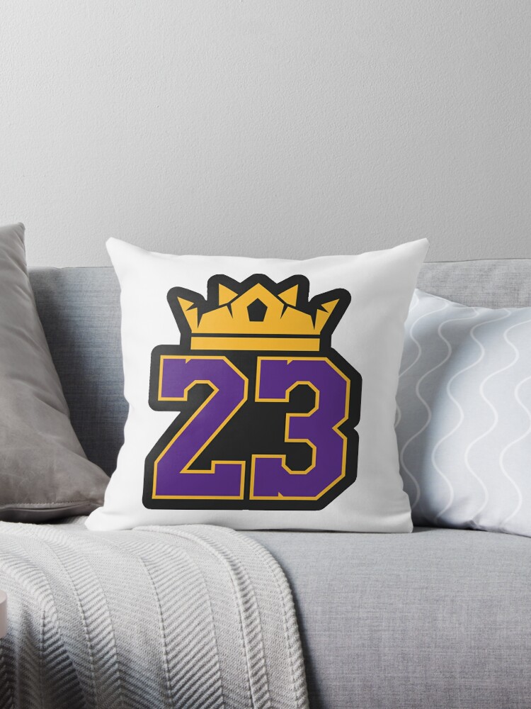 LeBron James Lakers Logo | Pillow