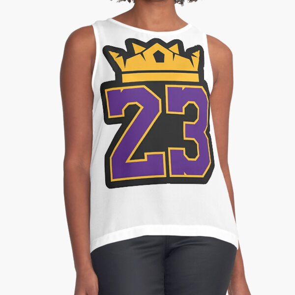 LEBRON JAMES LAKERS 23 TANK JERSEY SIZE MEDIUM BLACK