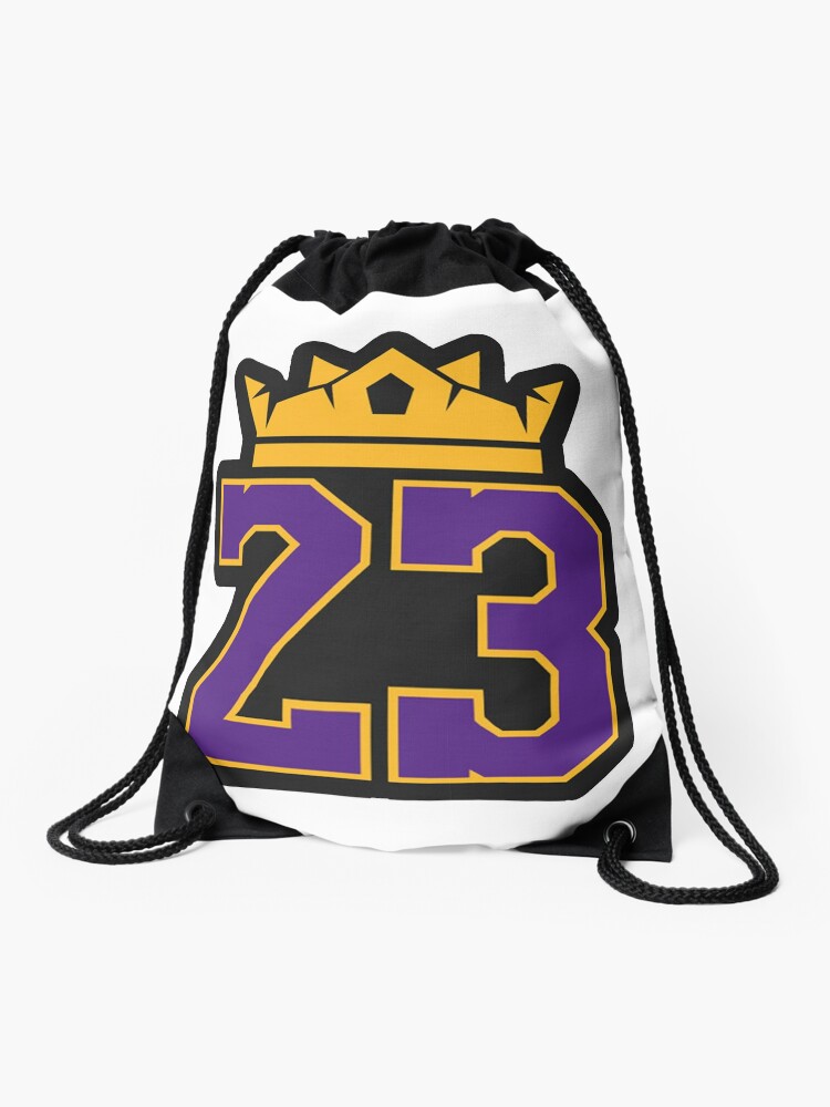 Lakers drawstring shop bag