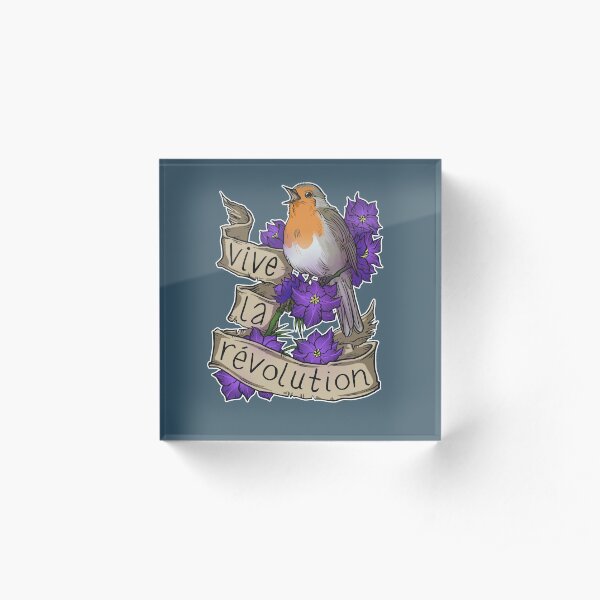 Vive la Revolution Acrylic Block