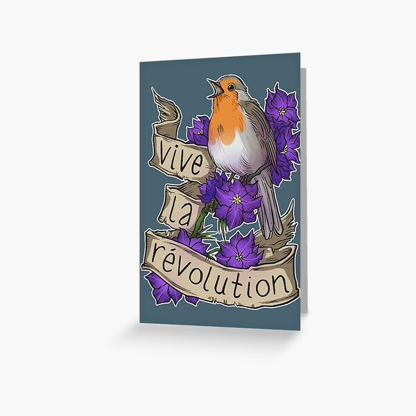 Vive la Revolution Greeting Card