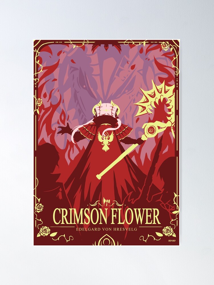 Alternate view of Crimson Flower Poster